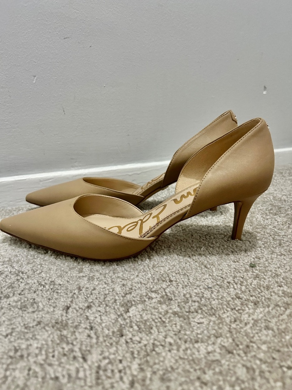 Sam Edelman Tan D'Orsay Pumps Sz 9 Very Good used condition